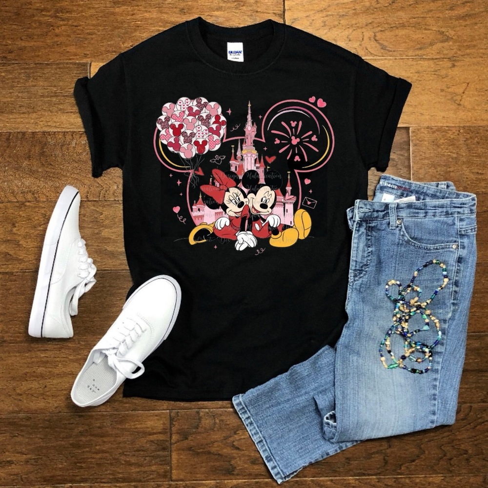 Mickey and Minnie valentine shirt